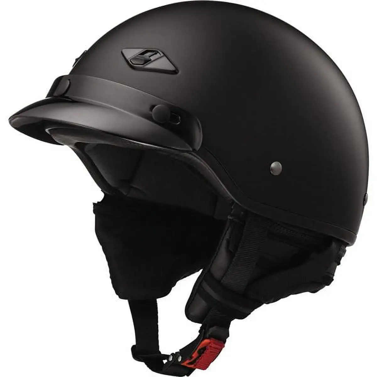 LS2 HH568 Bagger Half Helmet - Matte Black. All Sizes - MGW-27908 S LS2 Helmets