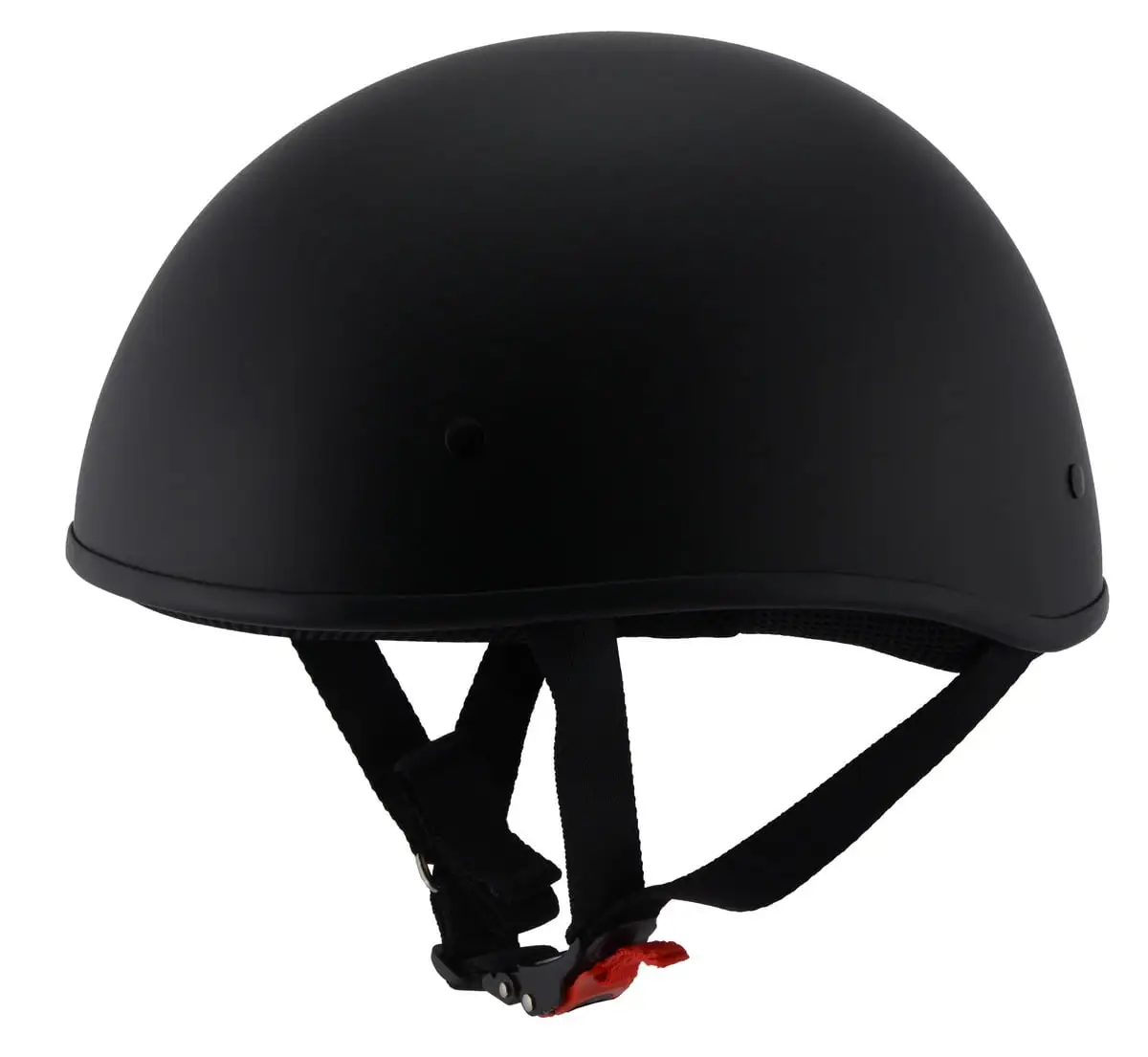 Milwaukee Performance Helmets MPH9710DOT Dot Approved 'Bare Bones' Matte Black Half Motorcycle Helmet Men and Women Medium S
