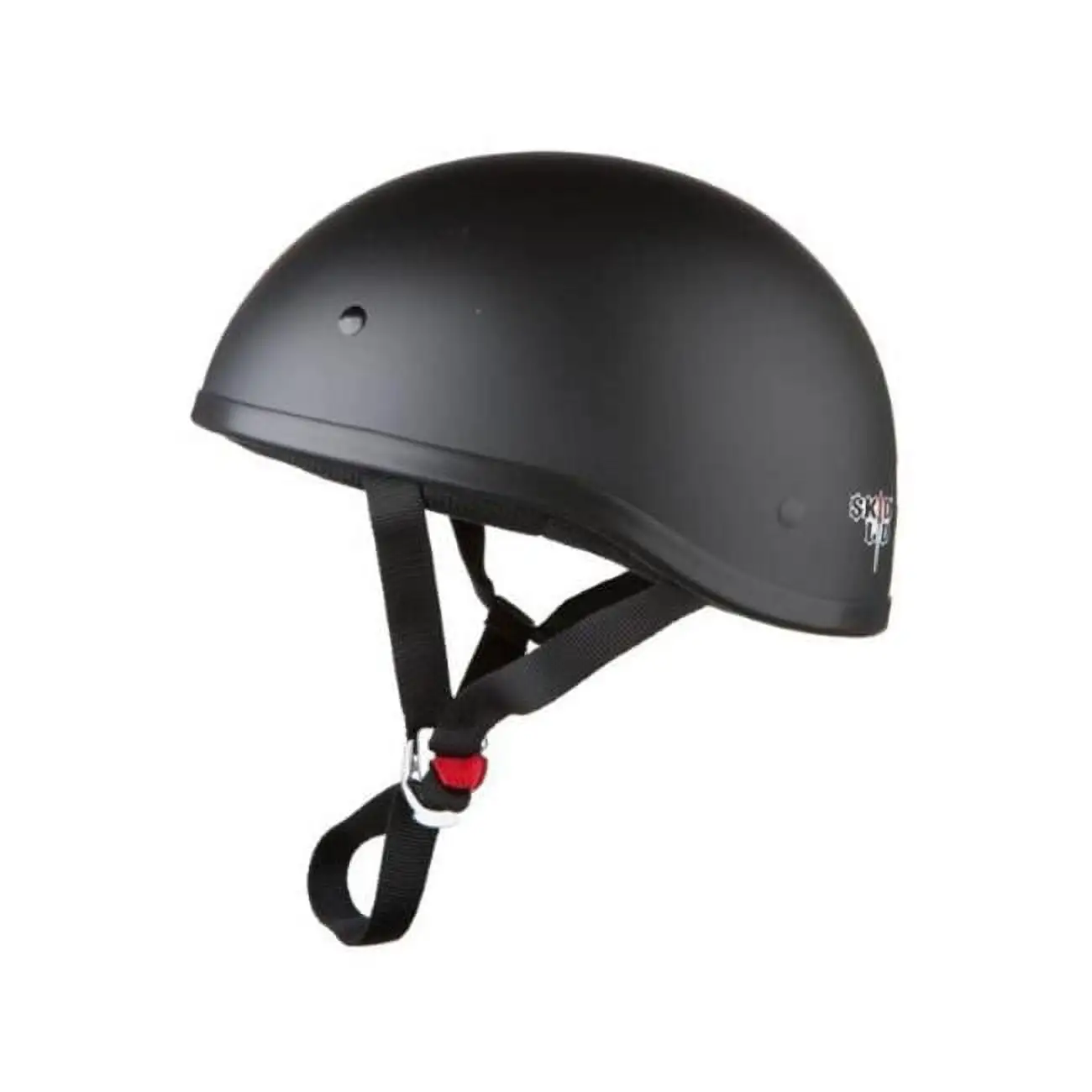 Skid Lid Flat Black Half Helmet XS - MGW-22305 S