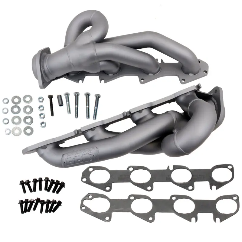 BBK 09-18 Dodge Ram 5.7L Hemi Shorty Tuned Length Exhaust Headers Titanium Ceramic