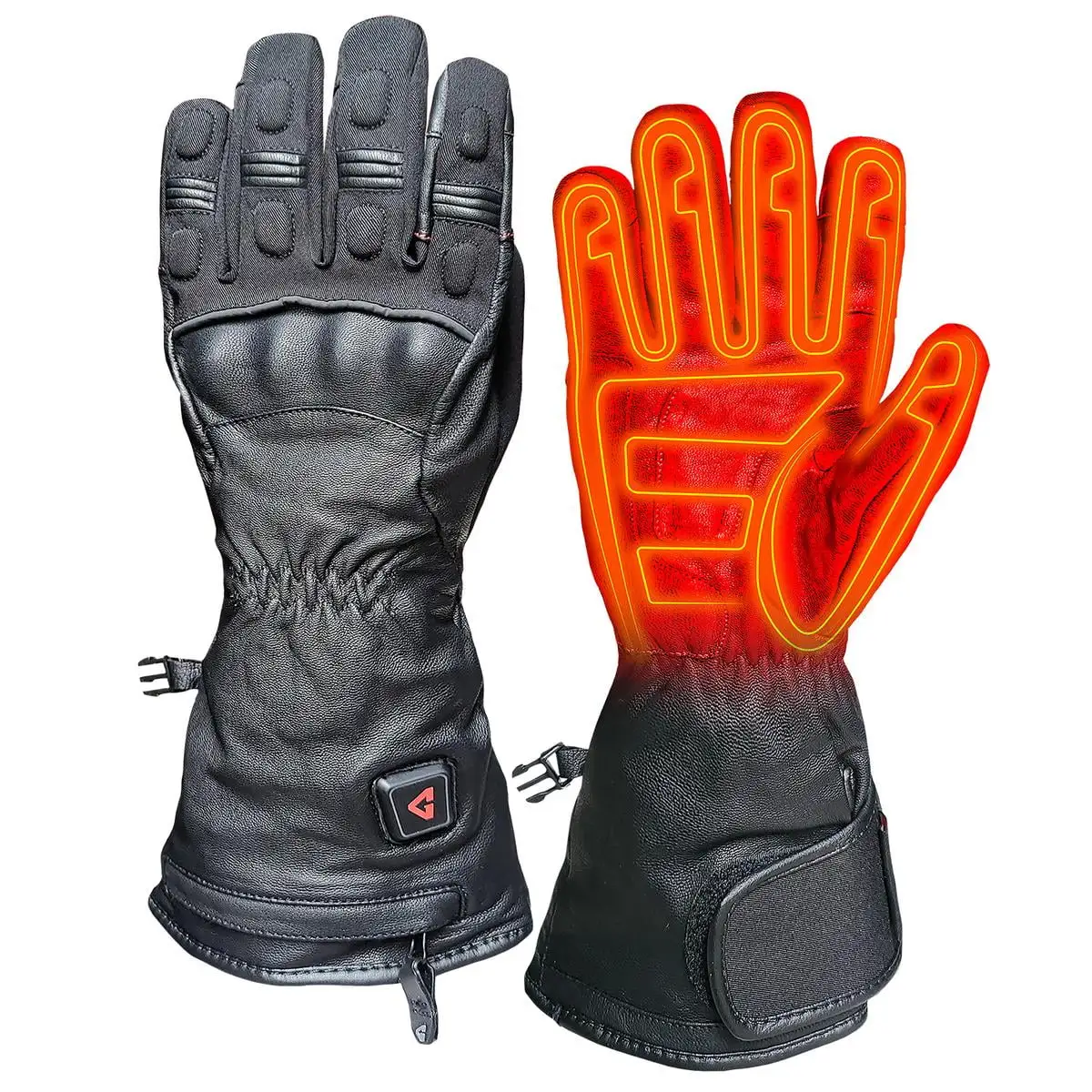 Gerbing 7V Hard Knuckle Battery Heated Gloves XS - MGW-18219
