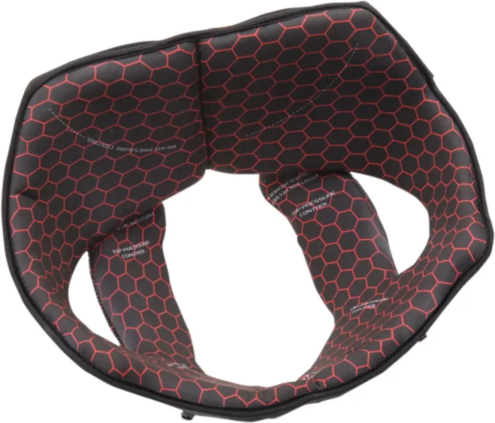 AGV Pista-17 Helmet Top Inner Liner Pad Black/Red XXL - MGW-6387
