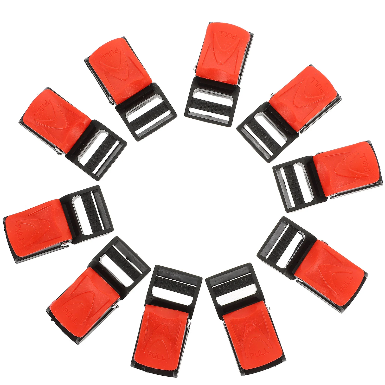 Hardline 10pcs Helmet Chip Strap Buckles Quick Release Buckles Motorcycle Helmet