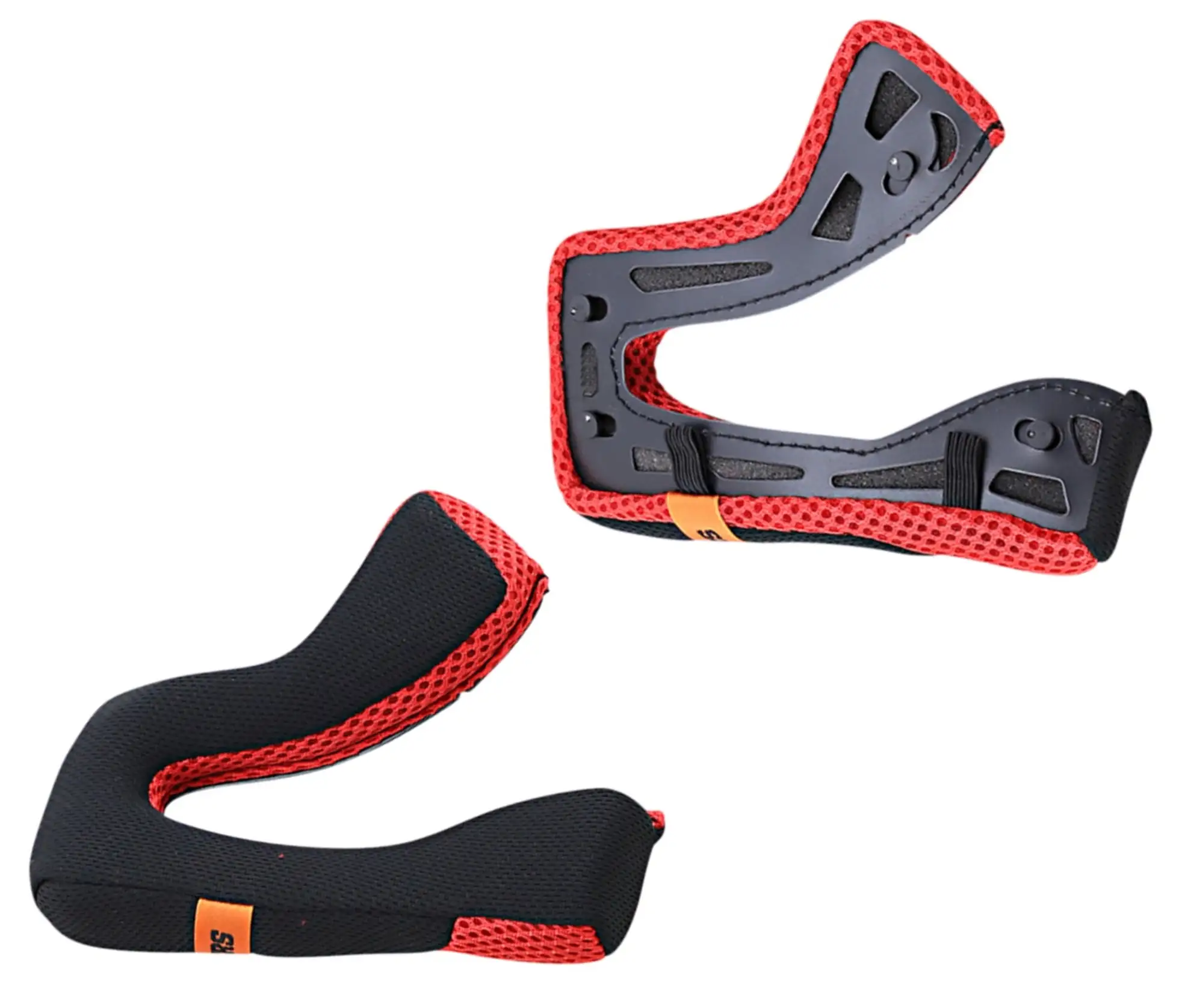Alpinestars SM5 Helmet Replacement Cheek Pads Red/Gray XL - MGW-29580 L