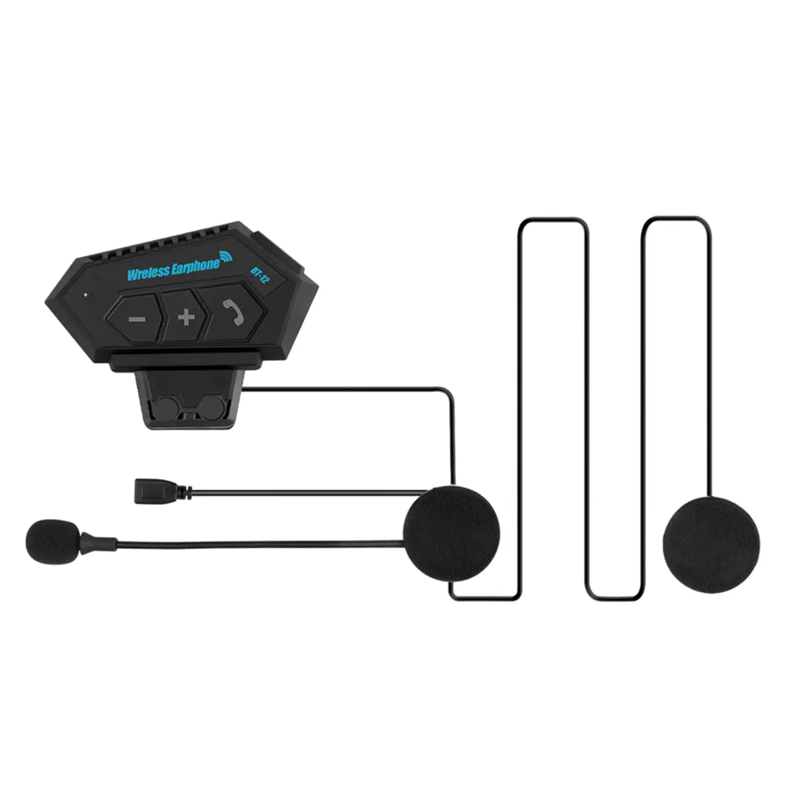 Slhenay Motorcycle Helmet Speakers. 4.0 Bluetooth Headset Noise Cancellation Helmet Headphone Waterproof Headphone Speaker...