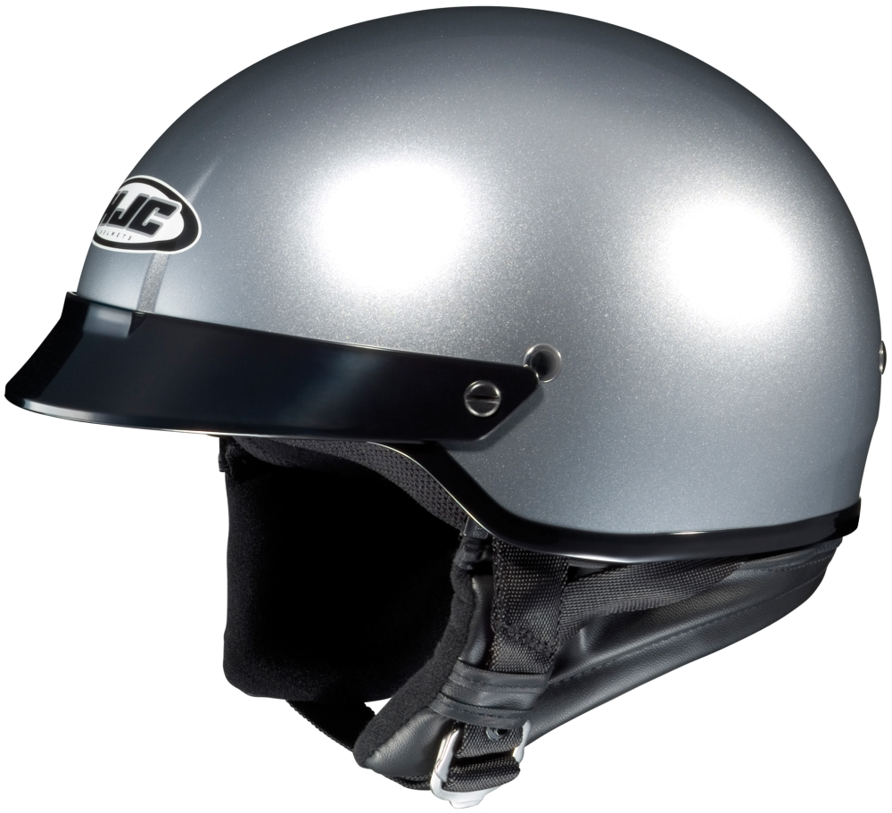 HJC CS-2N Solid Gloss Silver Helmet size Large - MGW-6679 HJC Helmets