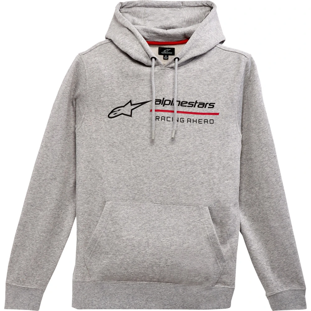 Alpinestars Linear Race Mens Pullover Hoody Gray LG - MGW-11301 L