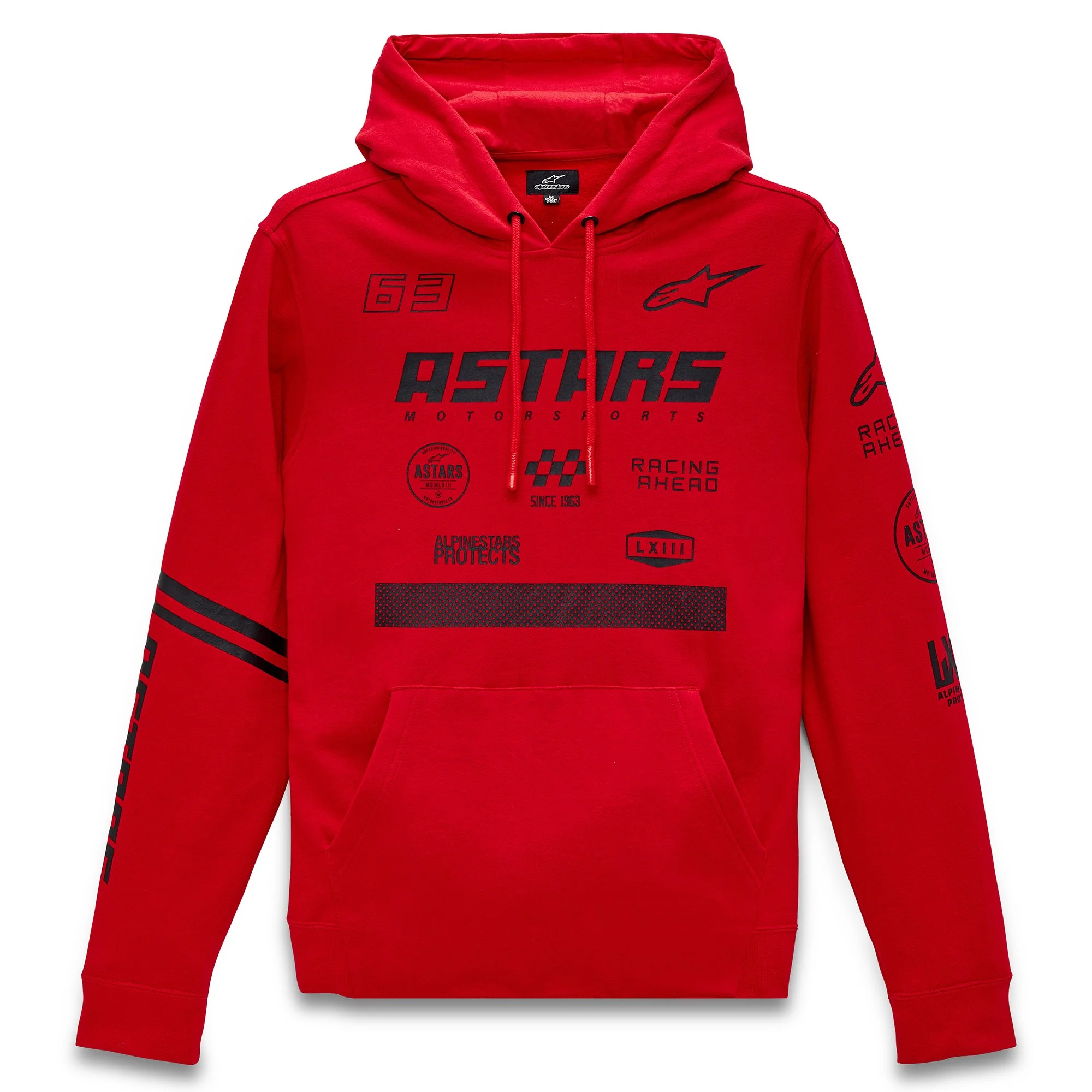 Alpinestars Multi Race Mens Pullover Hoody Red XL - MGW-14328 L