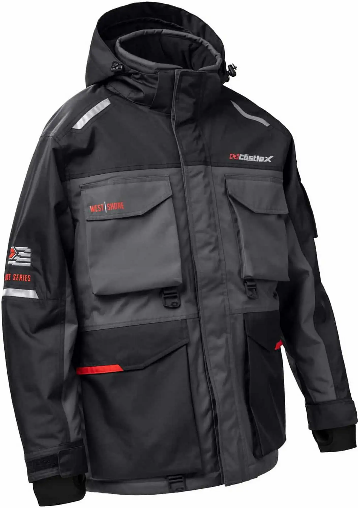 Castle X West Shore Mens Winter Jacket Charcoal XXL - MGW-17830 3xl