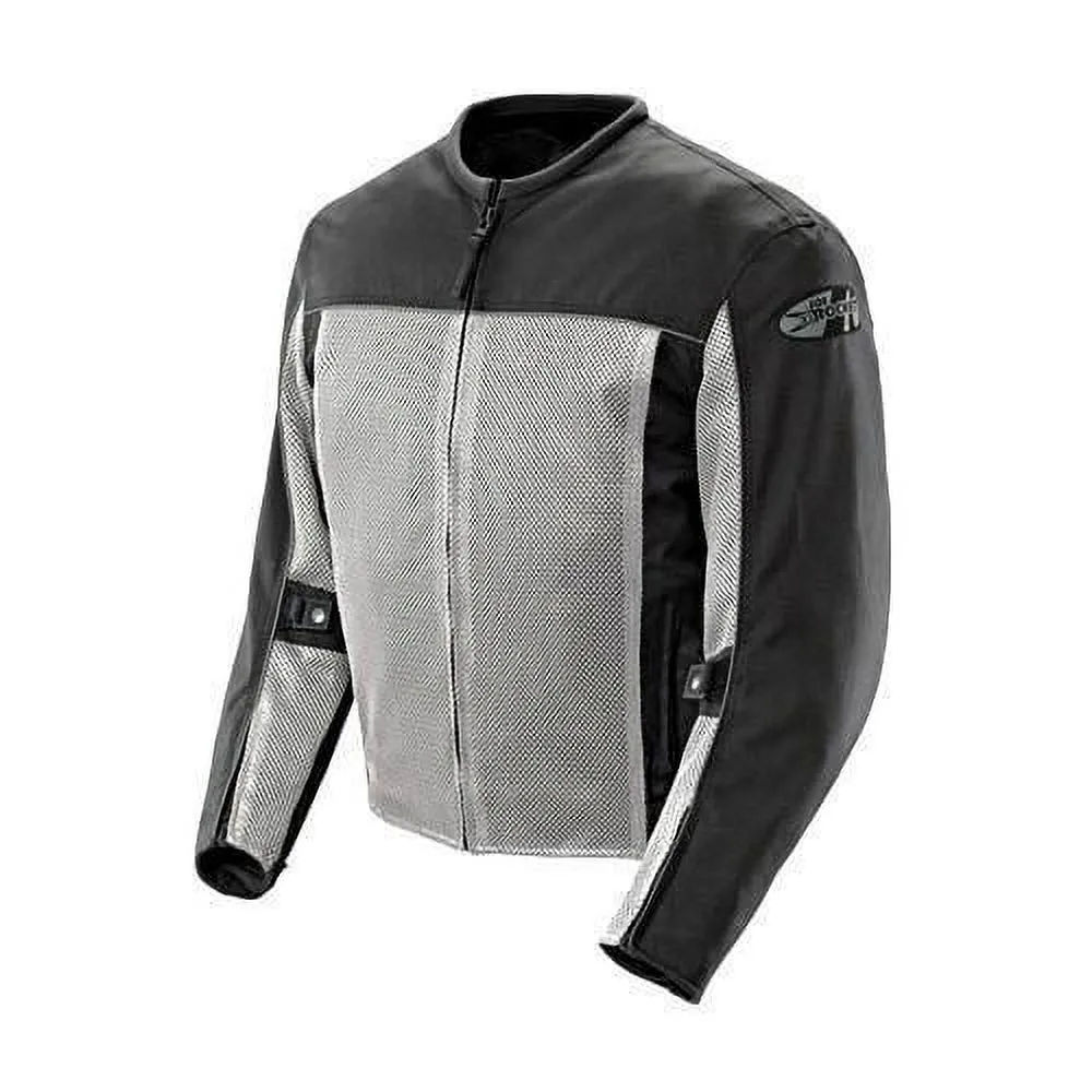 Joe Rocket Velocity Mens Mesh Textile Motorcycle Jacket Gray MD