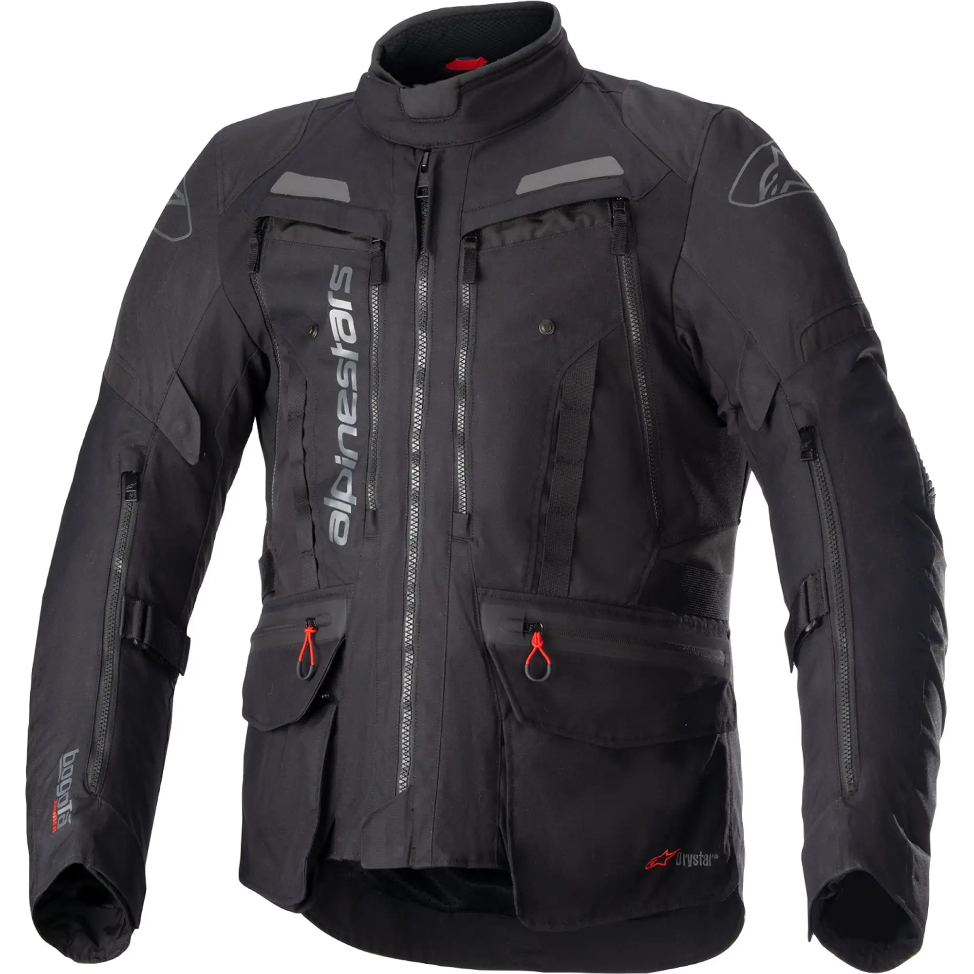 Alpinestars Bogota Pro Mens Drystar Motorcycle Jacket Black/Black XXL M