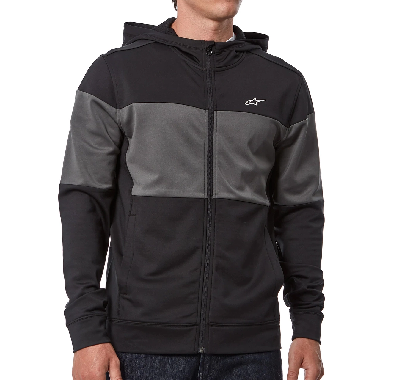 Alpinestars Justify Mens Mid Layer Jacket Black/Charcoal XXL L