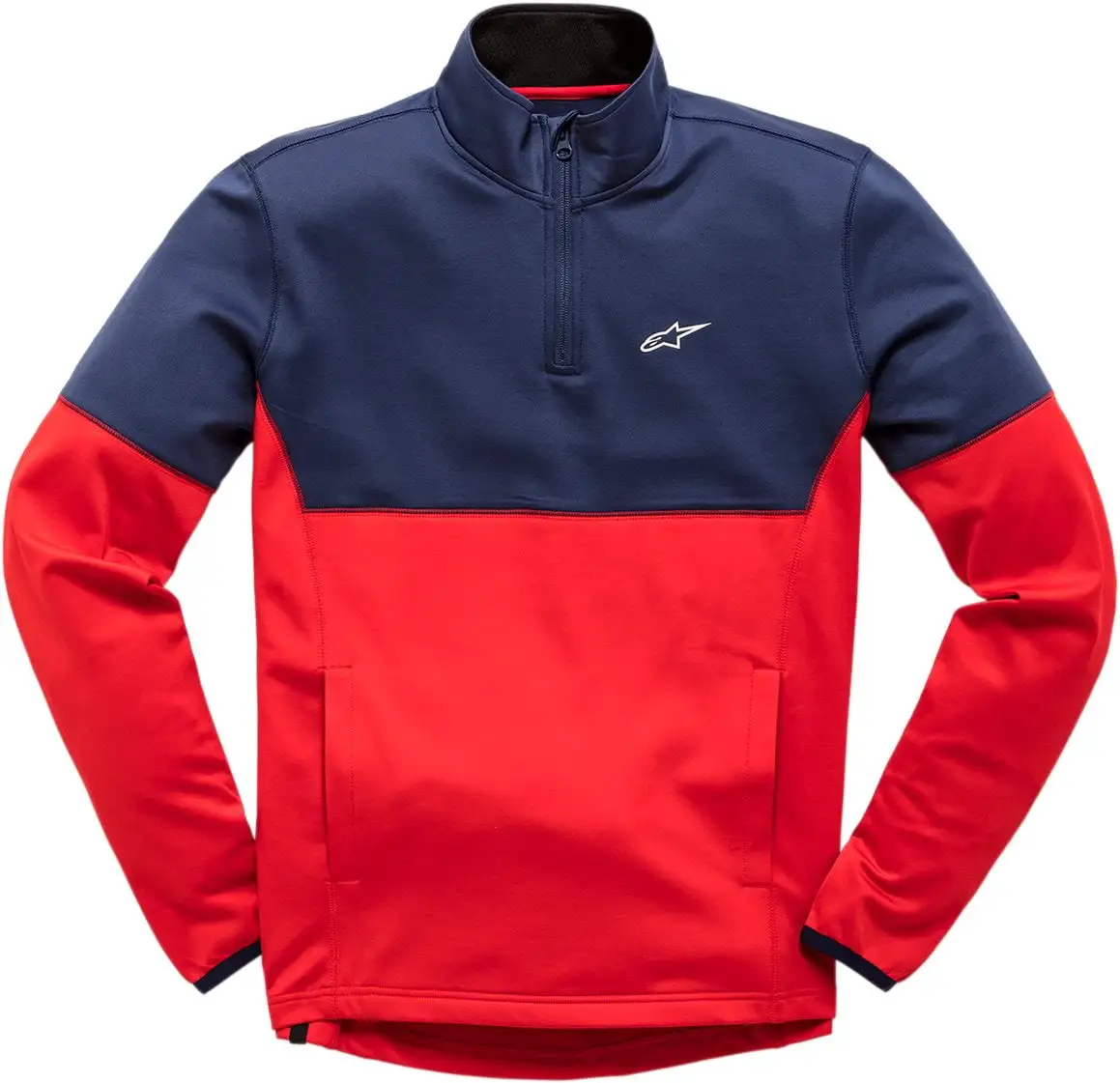 Alpinestars Mission Mens Fleece Jacket Navy/Red LG - MGW-11406 L
