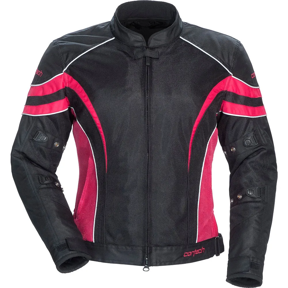 Cortech LRX Air 2 Womens Textile Jacket Black/Pink MD Plus M