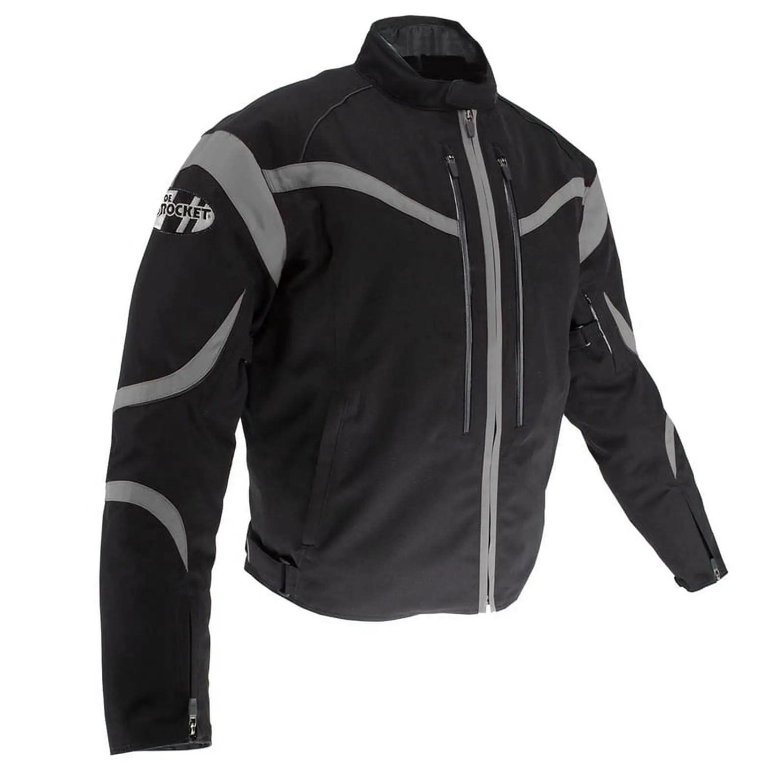 Joe Rocket Men's Crossfire Jacket (Black/Grey. Medium) - MGW-13343 S