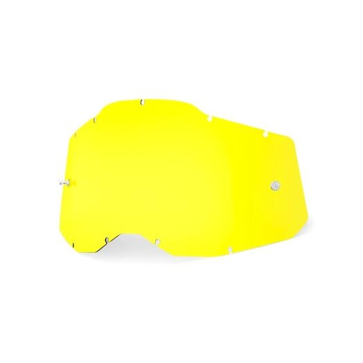 100% Replacement Sheet Lens RC2/AC2/ST2 Goggles - Yellow Lens