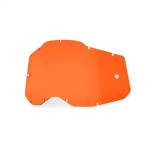 100% Replacement Sheet Lens RC2/AC2/ST2 Goggles - Orange Lens