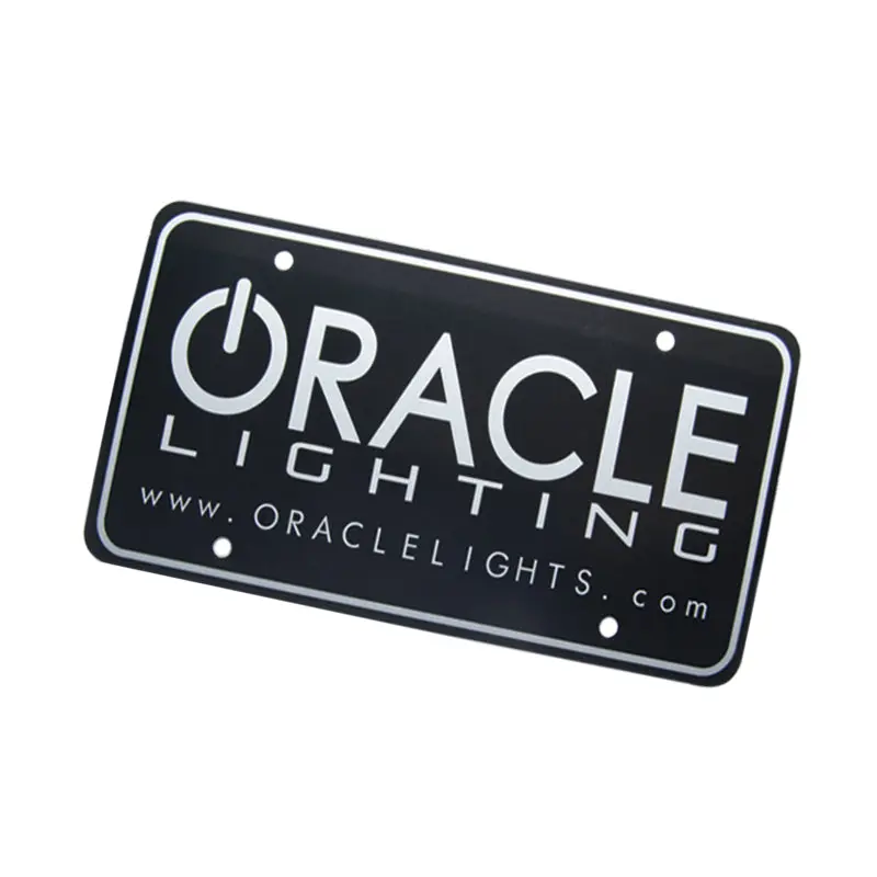 Oracle Black License Plate Warranty ORACLE Lighting