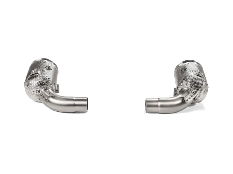 Akrapovic Link Pipe Set Catalytic Converter 2019+ Porsche 911 Carrera 992 Stainless Steel