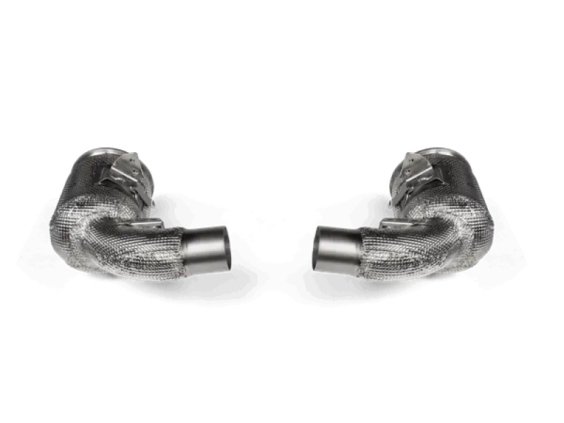 Akrapovic Link Pipe Set Catalytic Converter 2020-2021 Porsche 911 Turbo Turbo S 992 Stainless Steel