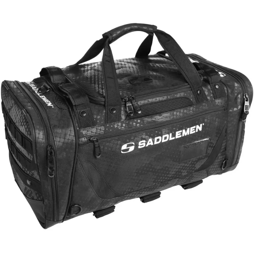 Saddlemen DB3100 Universal Adult Duffel Bags Motorcycle Travel Luggage Black