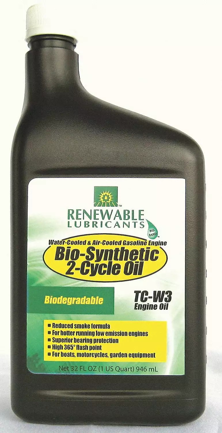 Renewable Lubricants 2-Cycle Engine Oil.Bio-Synthetic.1qt 85201