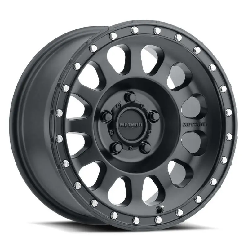 Method MR315 20x9 6x5.5 BP 18mm Offset 106.25mm CB Matte Black Wheel Method Wheels
