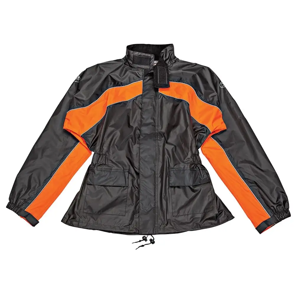 Joe Rocket 1010-2703 RS-2 Men's Motorcycle Rain Suit (Black/Orange. Medium) S