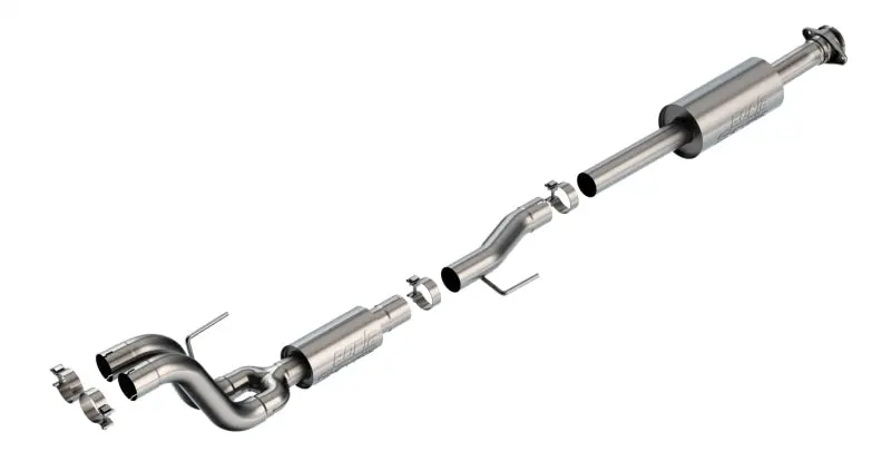 Borla S-Type 3in Mid-Section Exhaust 21-23 Ford Tremor 3.5L V6 AT 4WD 4DR CC SB