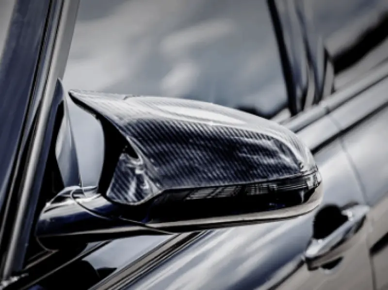 Akrapovic 2014+ BMW M3 F80 High Gloss Carbon Fiber Mirror Caps
