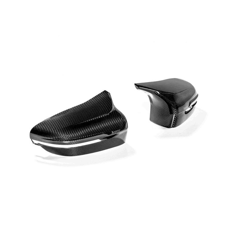 Akrapovic 2018+ BMW M5 F90 2020 M8 F91 F92 High Gloss Carbon Mirror Caps