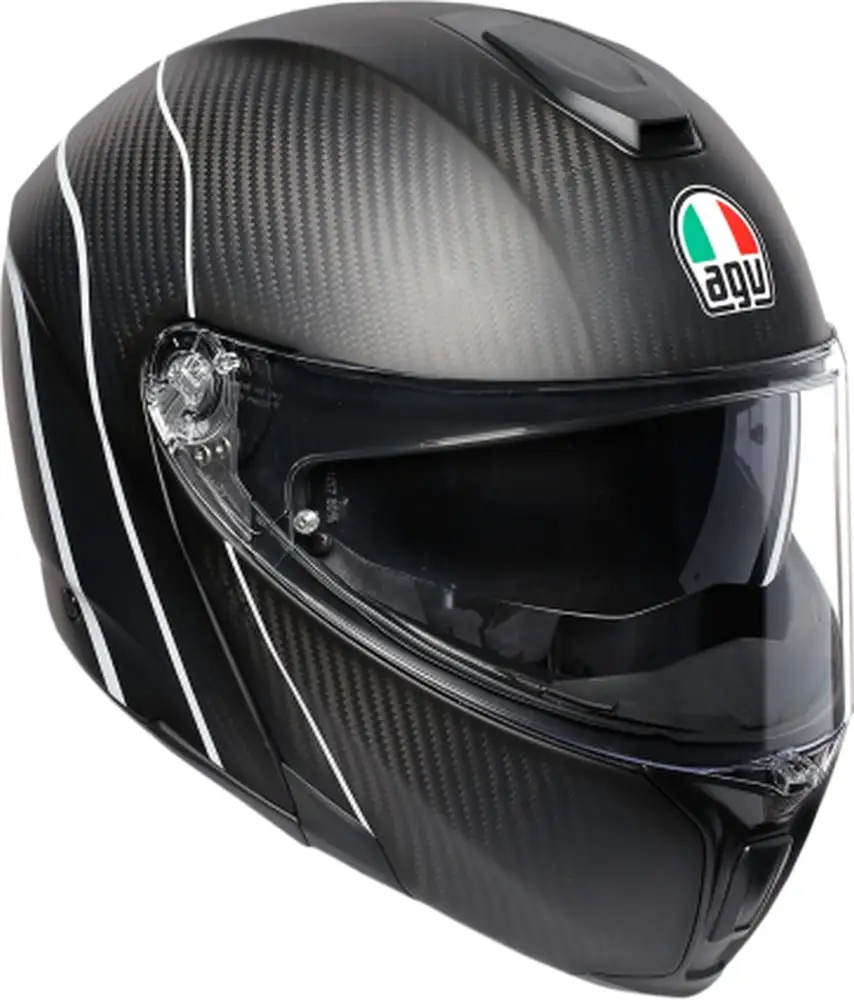 AGV Sport Modular Refract Motorcycle Helmet Black XL - MGW-29702 Xl