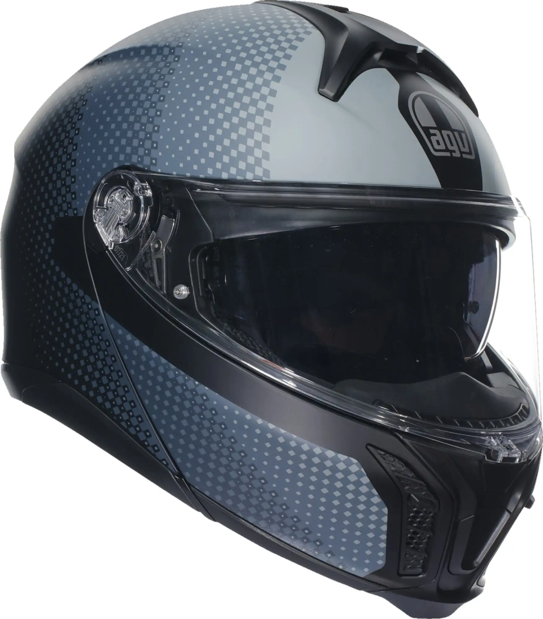 AGV Tour Modular Textour Motorcycle Helmet Black/Gray XL - MGW-30079 L