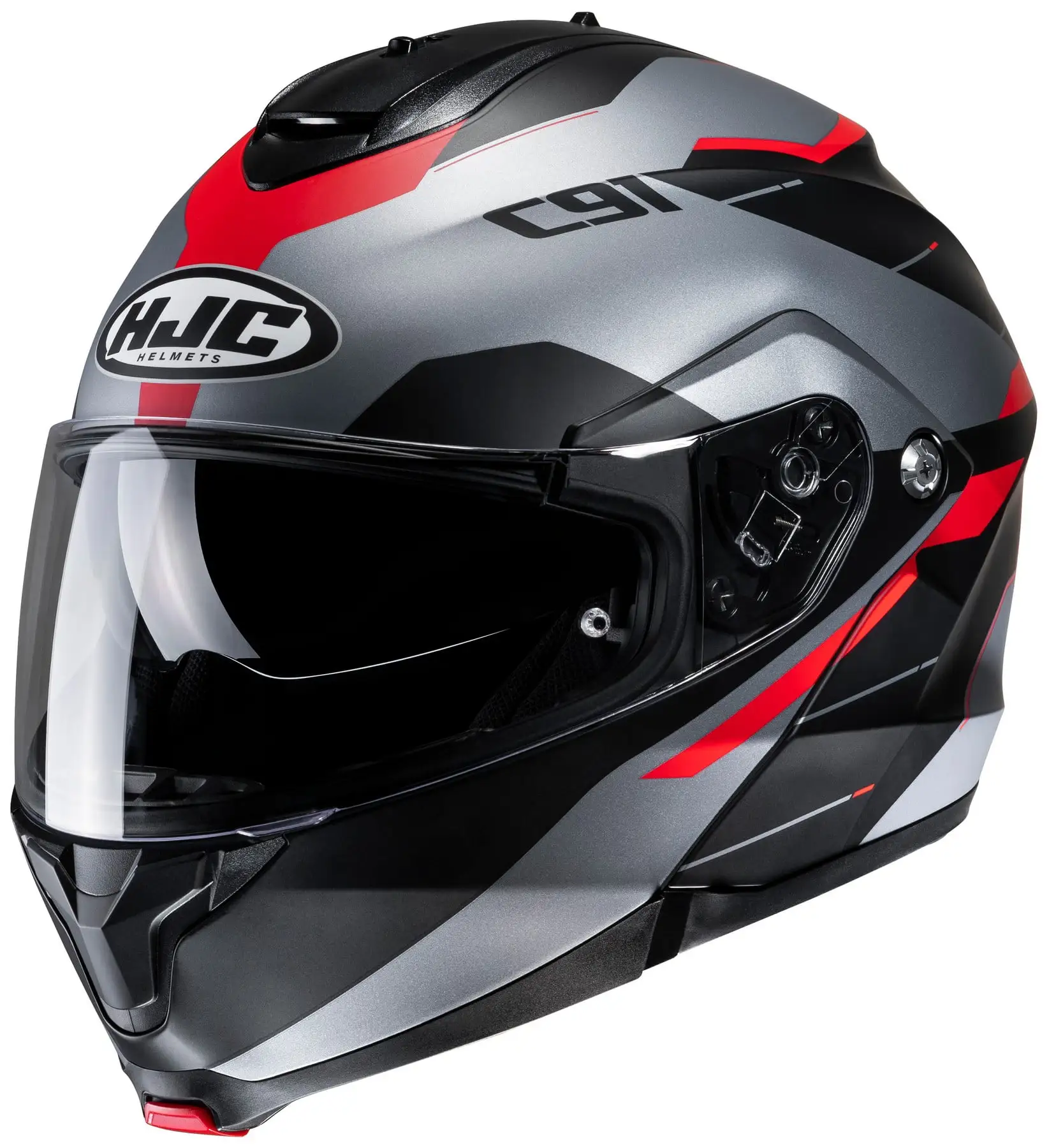 HJC C91 Karan Modular Motorcycle Helmet Red LG - MGW-21324 3xl HJC Helmets