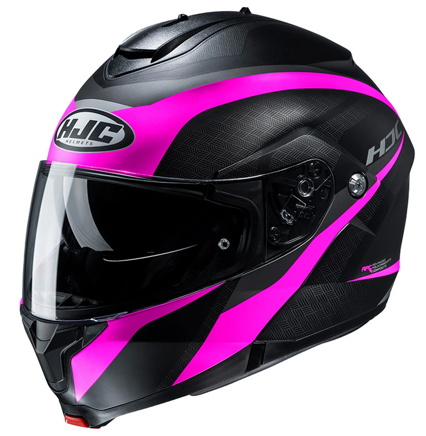 HJC C91 Taly Modular Motorcycle Helmet Pink/Black XS - MGW-27352 L HJC Helmets