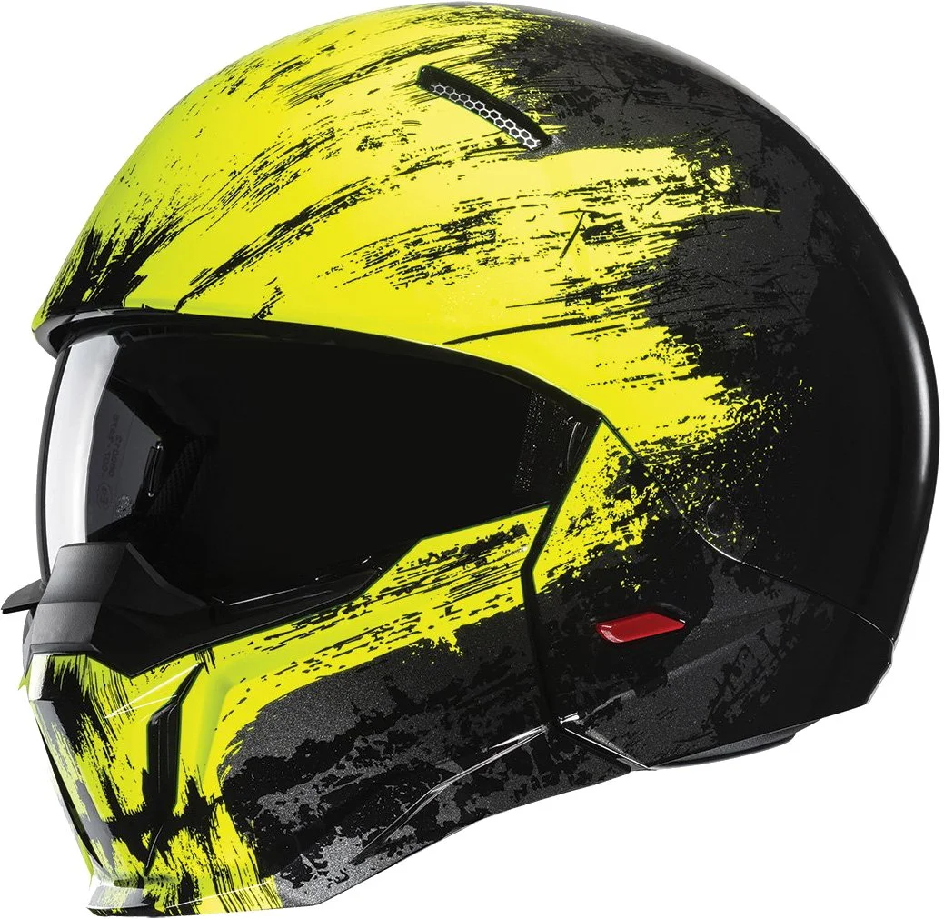 HJC i20 Furia Modular Motorcycle Helmet Gray/Hi-Vis SM - MGW-31209 L HJC Helmets