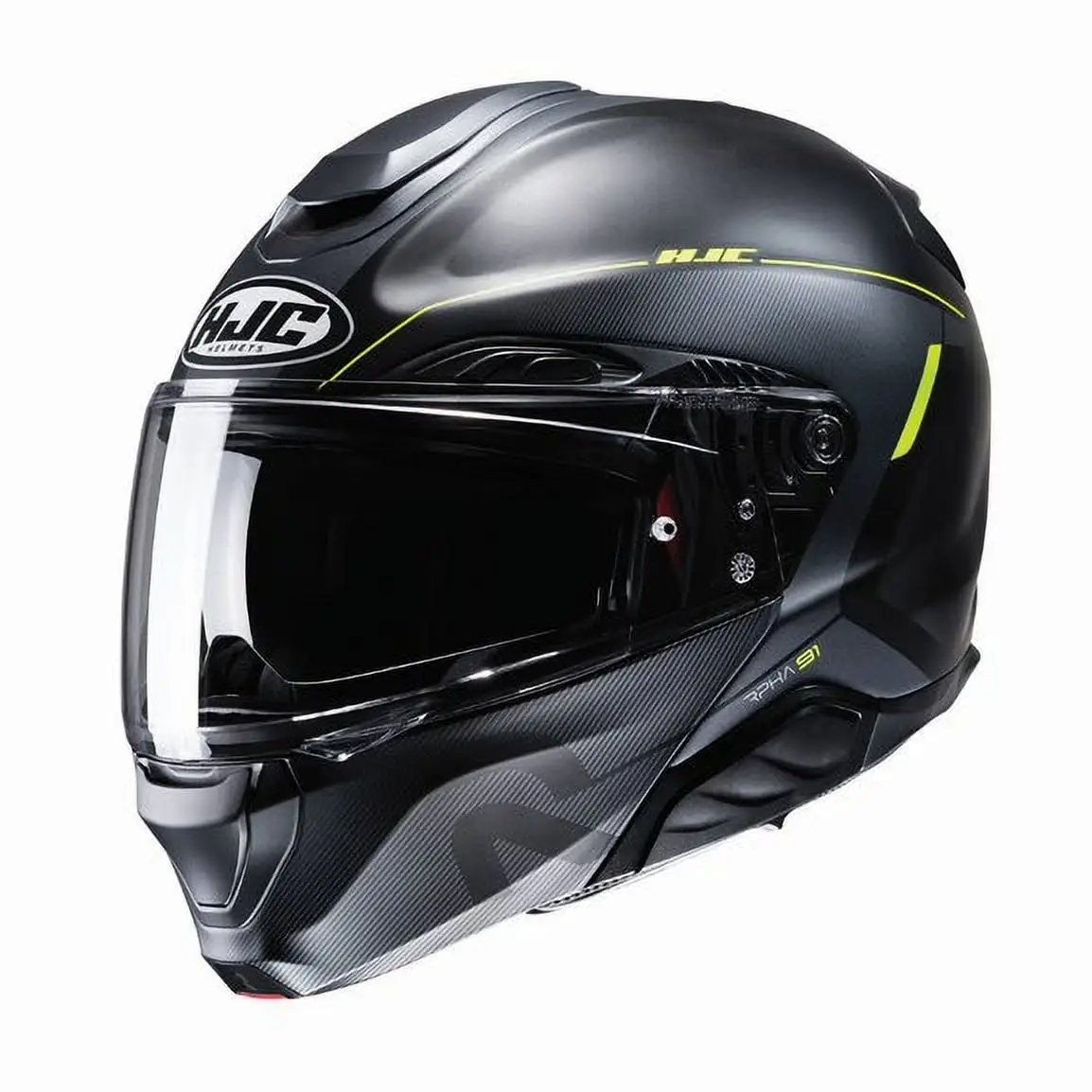 HJC RPHA 91 Combust Modular Motorcycle Helmet Hi-Vis XL - MGW-21064 HJC Helmets