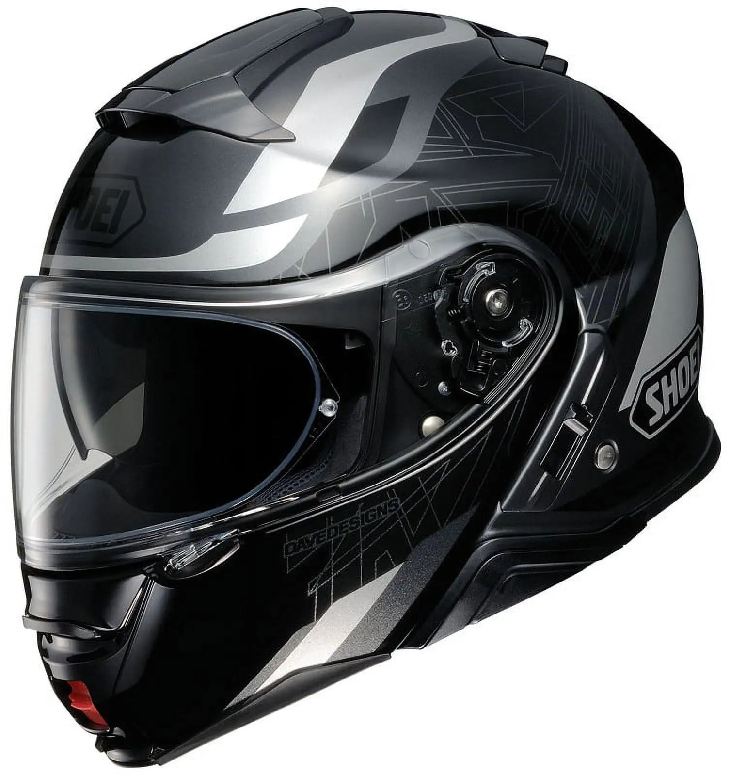 Shoei Neotec II MM93 Collection 2-Way Modular Helmet - TC-5 Black/Gray/Silver Xs