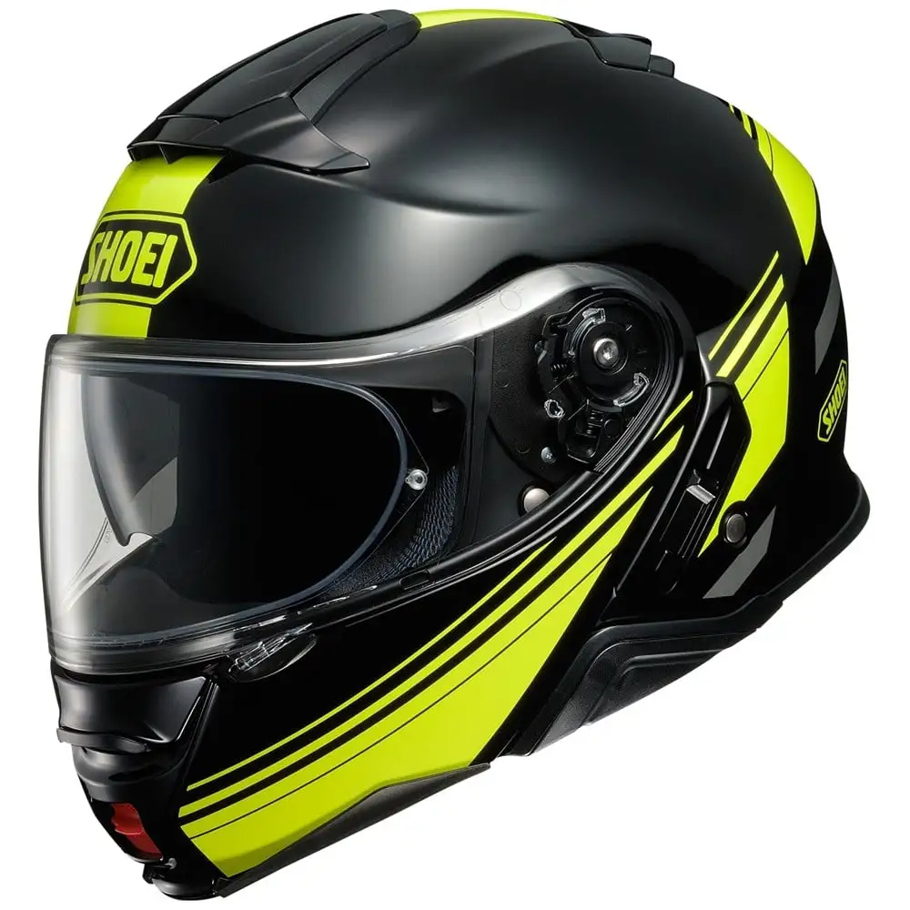 Shoei Neotec II Separator Modular Helmet - TC-3 Black/Hi-Viz Xs