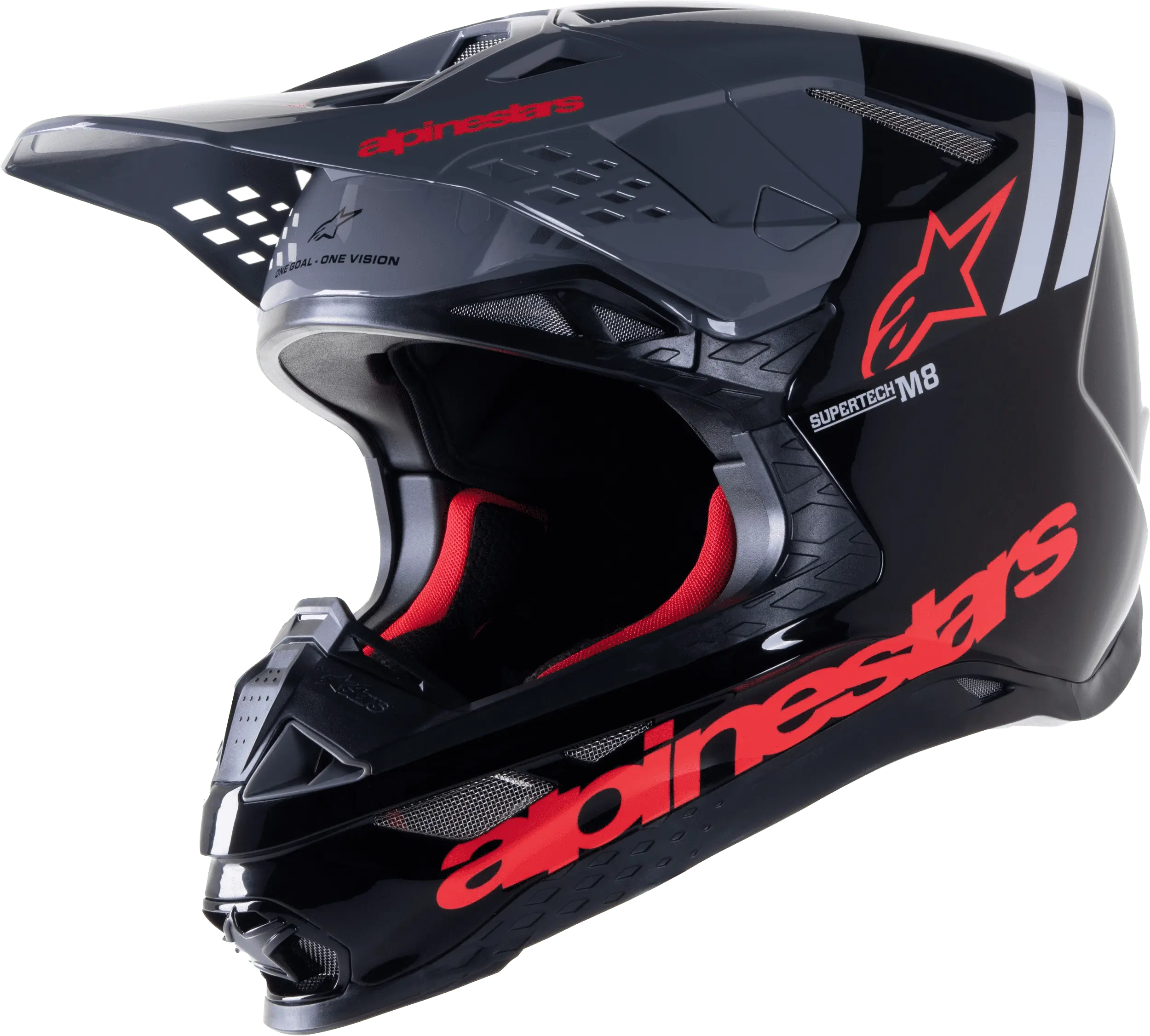 Alpinestars Supertech M8 Radium 2 MX Offroad Helmet Black/Red XL Xl