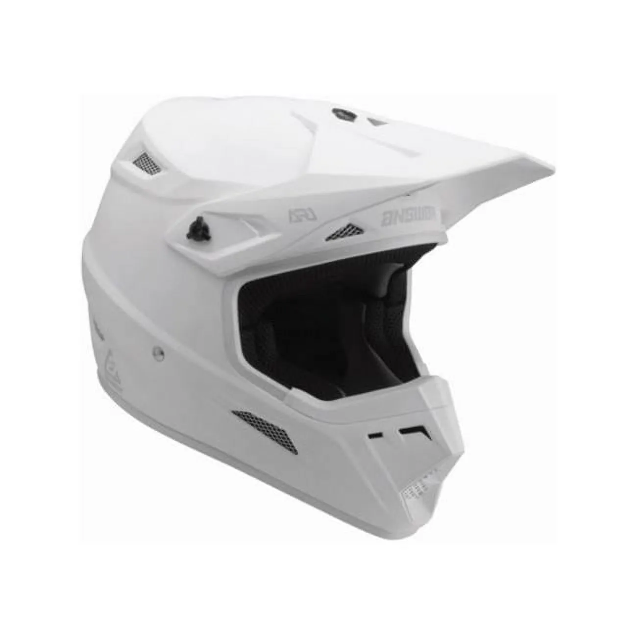 Answer AR1 Solid MX Offroad Helmet White XL - MGW-31769 L