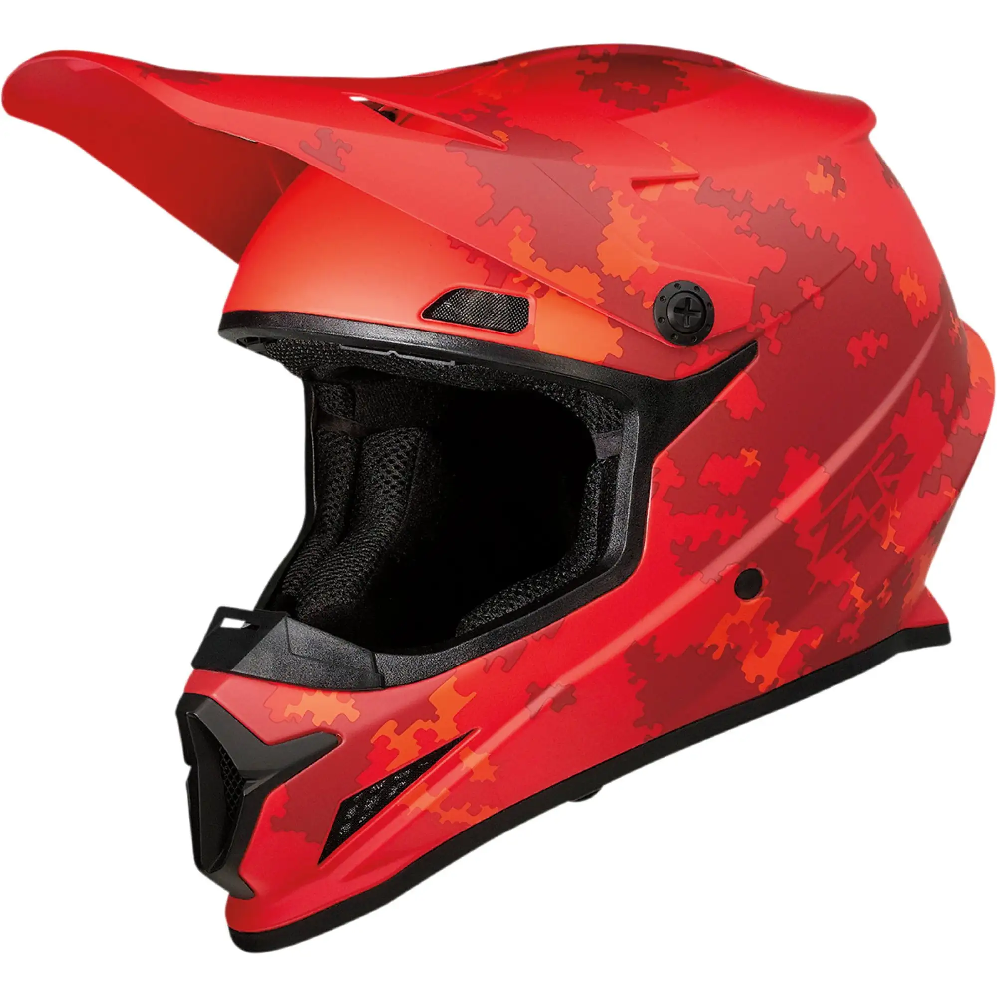 Z1R Rise Camo 2 Digi MX Offroad Helmet Red SM - MGW-28392 3xl