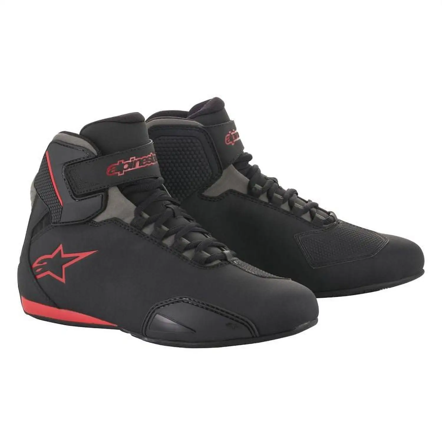 Alpinestars Sektor Shoes - Black/Gray/Red - US 11.5 - MGW-16258 Black
