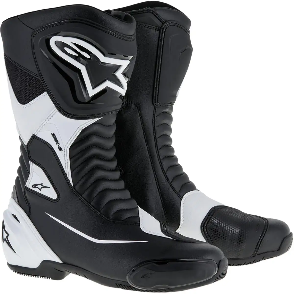 Alpinestars SMX S Boots (13.5. Black/White) - MGW-7373
