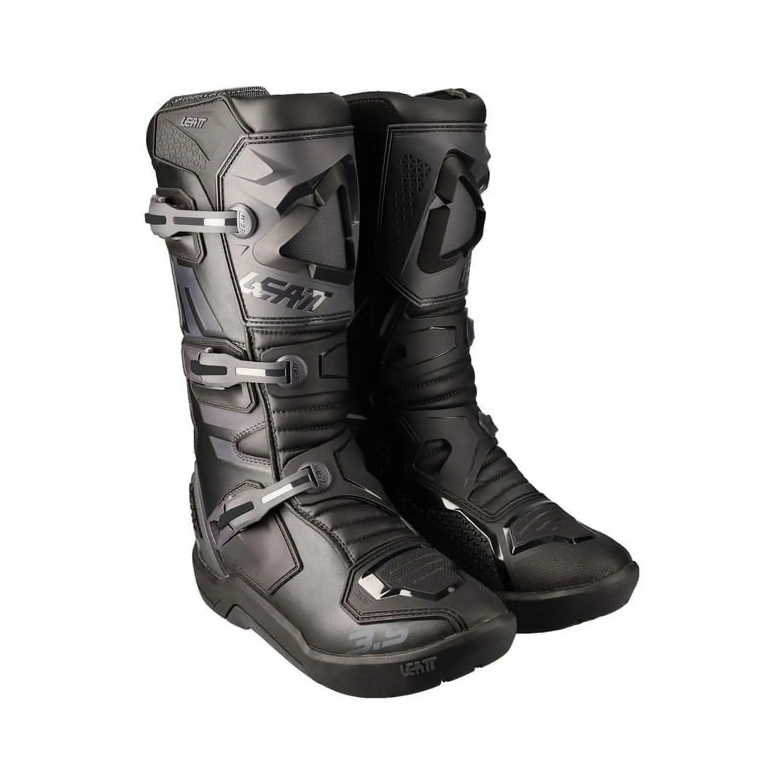 Leatt 3.5 V22 Black Dirt Bike MX SXS ATV Off-Road Boot - Men's Size 12 7