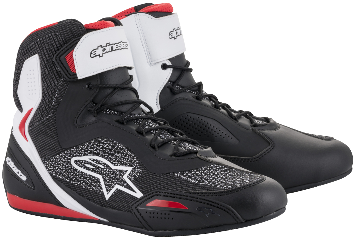 Alpinestars Faster 3 Rideknit Shoes - Black/White/Red - 12