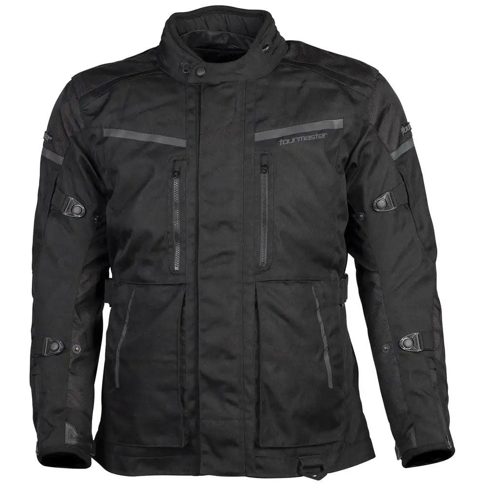 Tourmaster Transition Mens Textile Motorcycle Jacket Black LG S