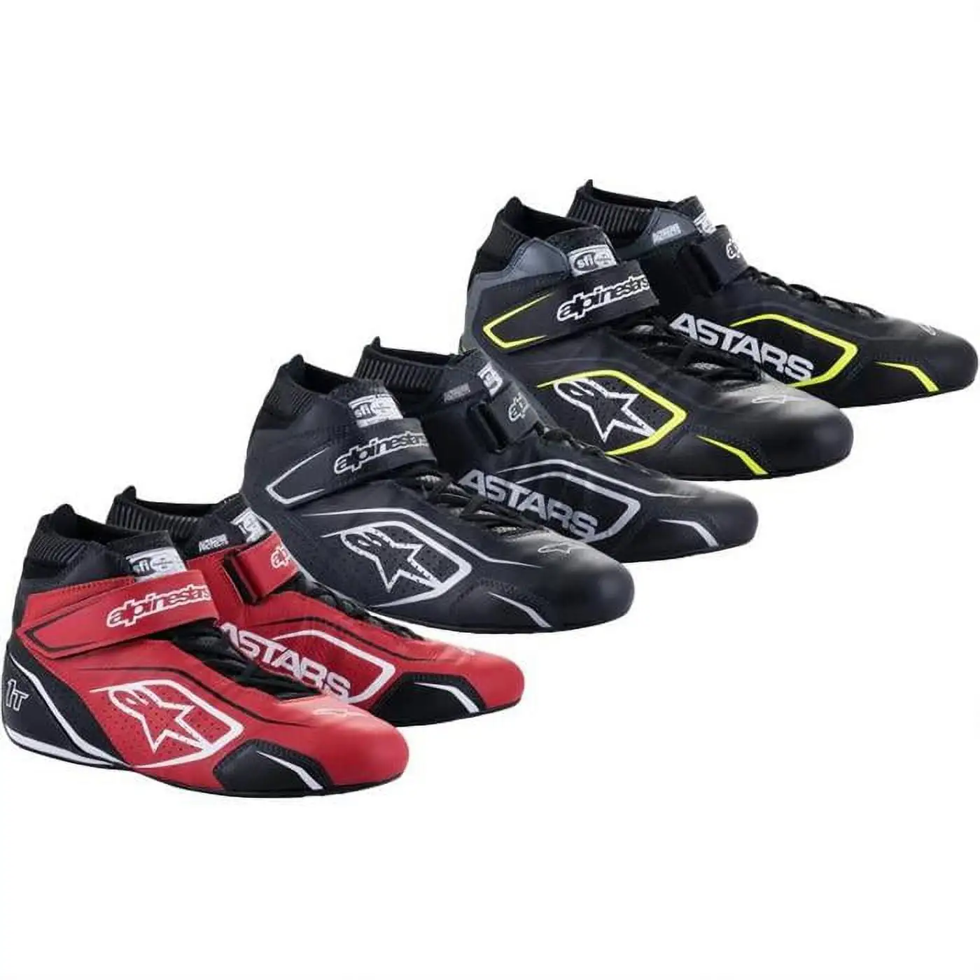 Alpinestars 2710122-1055-10 Tech-1 T V3 Shoes. Black/Gray/Yel. 10