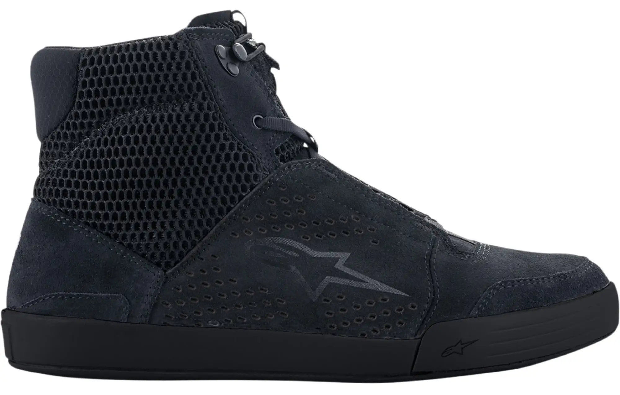 Alpinestars Chrome Air Mens Motorcycle Riding Shoes Black/Black 13 USA 8