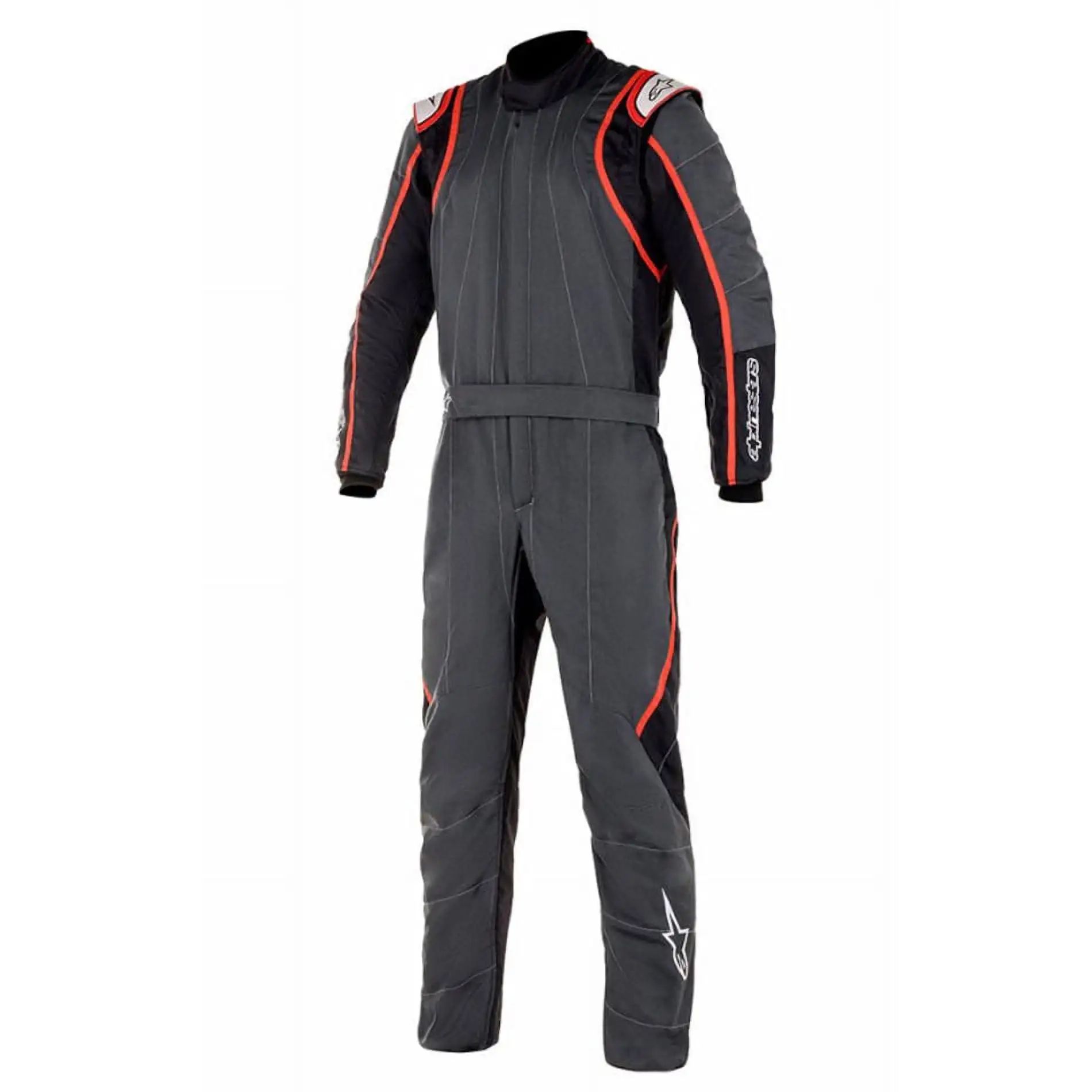 Suit GP Race V2 Gray / Red / Black Larg X-Large - MGW-6214 Alpinestars